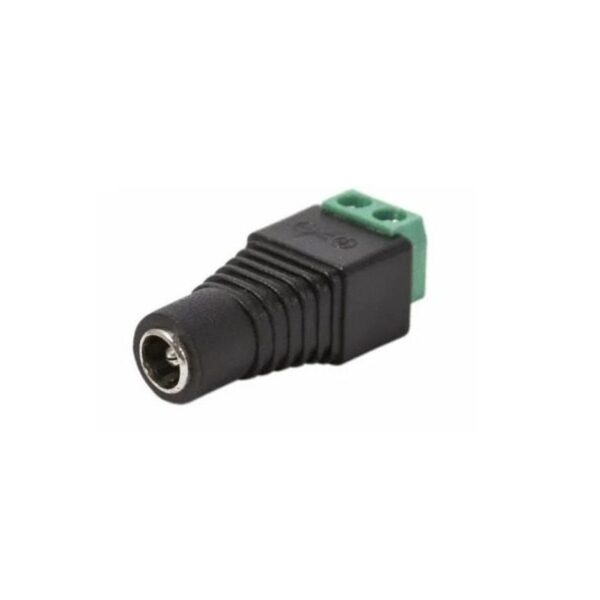 r200401 Bornera Conector Balun Ficha Plug Hembra 5.5 X 2.1Mm Led Camaras Cctv