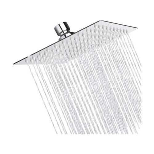 Ducha Cuadrada 20 X 20 Acero Inox. Flor De Baño China Sin Caño