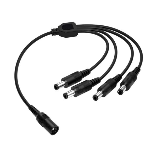 r200377.jpg Splitter Pulpo Alimentacion 1X4 Cable De Fuente Cctv Camaras Plug Led Seguridad Dc 12V