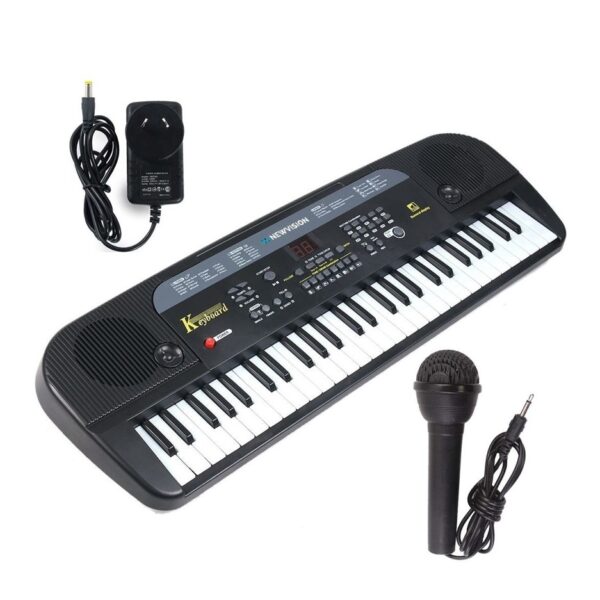 Teclado Musical Organo Piano 54 Teclas Con Microfono Ritmos