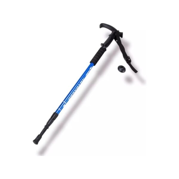 r201067.jpg Baston Trekking 3 Tramos De Aluminio Antischock Azul Con Apoyo