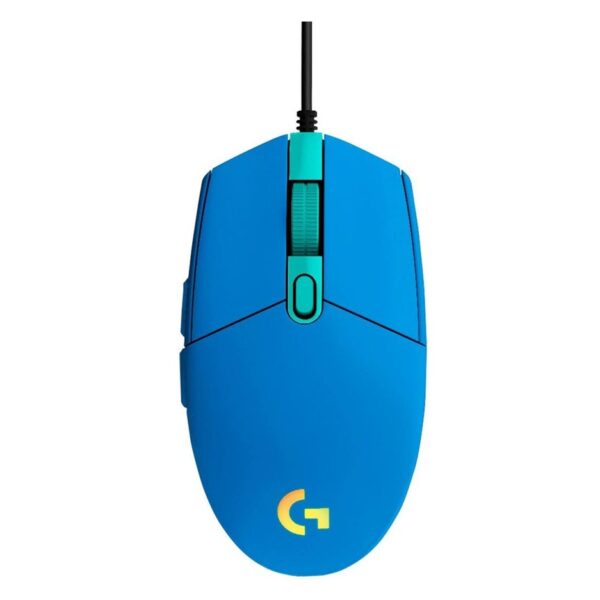 r201717.jpg Mouse Usb Gamer Logitech G203 Gaming Lightsync Azul