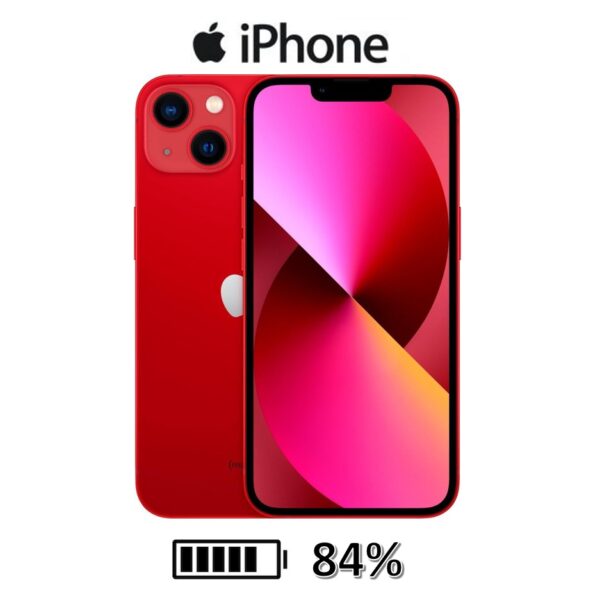 r201775.jpg Celular Apple Iphone 13 128Gb Condicion Bateria 84% Rojo Usado Como Nuevo