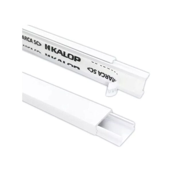 Cable Canal Kalop Con Adhesivo Tramo 10 X 20 Mm 2 Metros