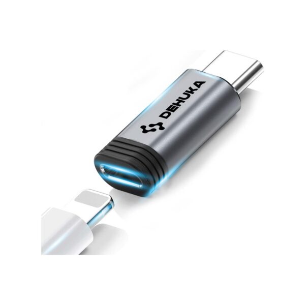 Adaptador USB Otg Tipo C a lightning Compatible iPhone 15 16 pro y iPad Dehuka
