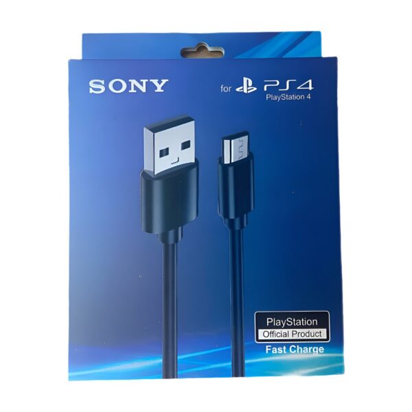 Cable Original Sony Microusb V8 Playstation 4 Ps4 Micro Usb Con Filtro Reforzado 1.1 Metros