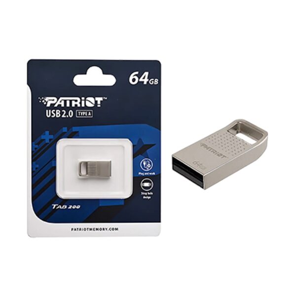 r202225.jpg Pendrive Patriot TAB200 64GB USB 2.0 Mini Nano Metalico