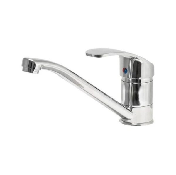 Grifo De Cocina Monocomando 300 Plateado Acabado Cromado