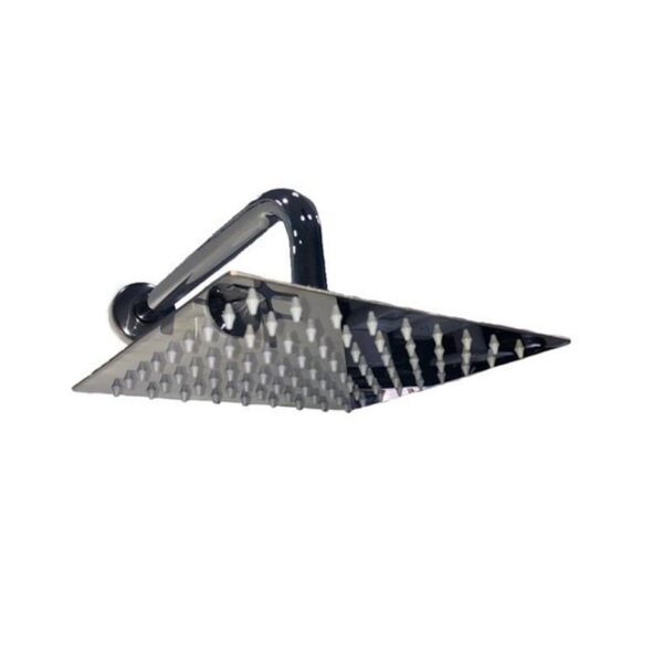 r200394 Ducha Cuadrada Griferia Combo Flor Acero Inoxidable 20 Cm + Brazo China