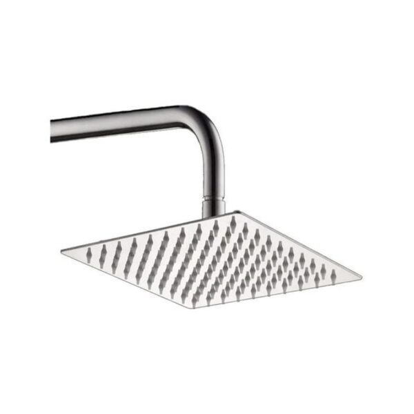 r200397 Ducha Cuadrada Griferia Combo Flor Acero Inoxidable 25 Cm + Brazo Tawak