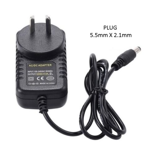 Fuente De Alimentacion 12V 2A Camaras Seguridad Luces Led Cctv Impresoras