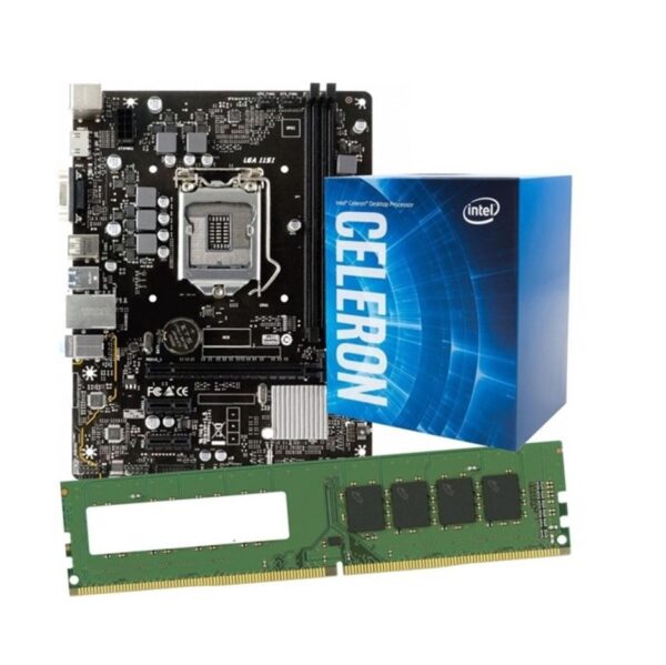 Combo Actualizacion Pc Intel Celeron Dual Core G5905 + Mother H510 + 8Gb Ddr4