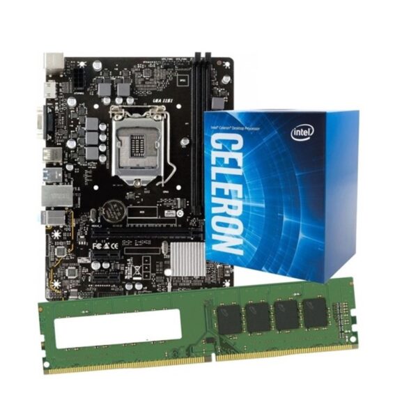 Combo Actualizacion Pc Intel Celeron Dual Core G5905 + Mother H510 + 8Gb Ddr4