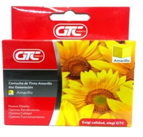 Cartucho Alternativo Gtc Para Epson E-T296A Amarillo 13Ml Expression Xp-231, Xp-241, Xp-431, Xp-441