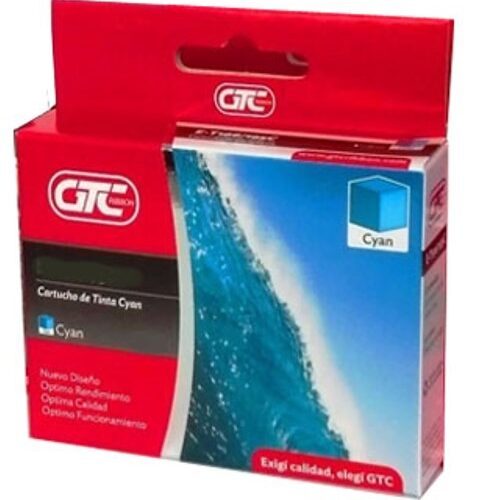 Cartucho Alternativo Gtc Para Epson E-T296C Cyan 13Ml Expression Xp-231, Xp-241, Xp-431, Xp-441