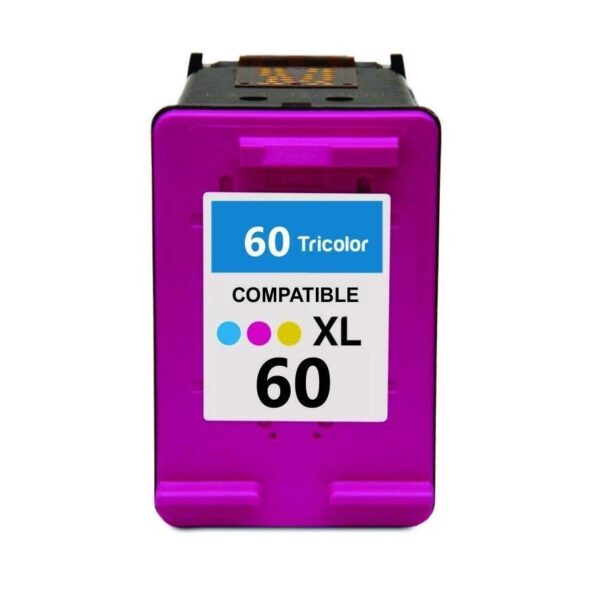 Cartucho Alternativo Gtc Para Hp 60 Xl Color 21Ml Cc640Wl