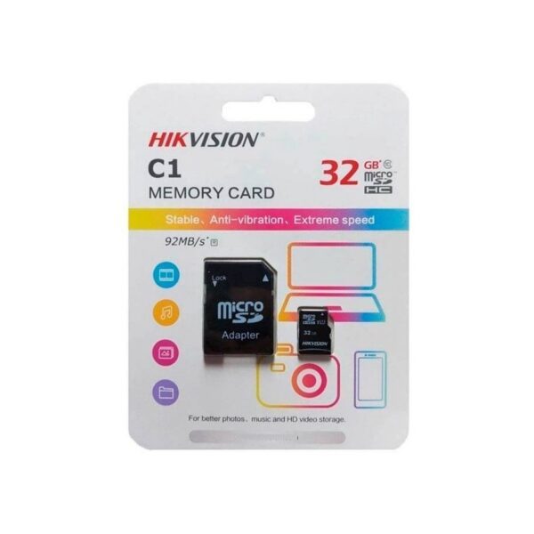Memoria Microsd 32Gb Hikv+C453Ision C1 Micro Sdhc Alta Velocidad Micro Sd