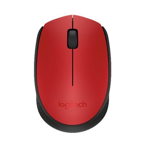 Mouse Inalambrico Logitech M170 Color Rojo