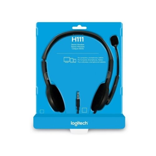 Auricular Vincha Con Microfono Logitech H111 Jack 3.5Mm Ps4 Headset