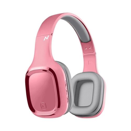 Auricular Bluetooth Inalambrico Vincha Noga Aris Ng-918Bt Rosa