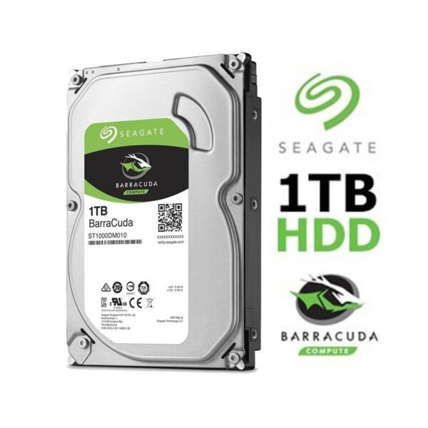 Disco Rigido Hdd 1Tb Seagate Barracuda Hdd 7200Rpm 64Mb Cache 6.0Gb/S Sata Iii 3.5