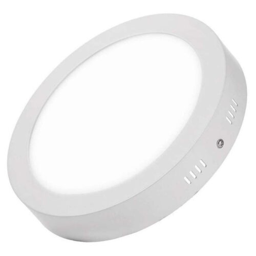 Panel Plafon Led Superficial Aplicar Redondo 18W 220V Blanco Fri0