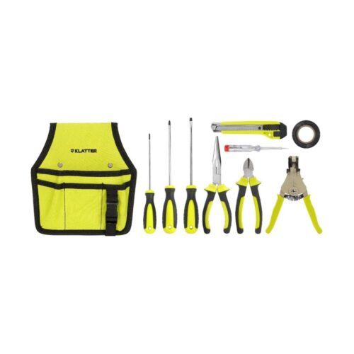 Kit Klatter De Herramientas Manuales Electricista 10 Piezas