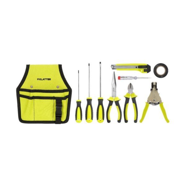 Kit Klatter De Herramientas Manuales Electricista 10 Piezas
