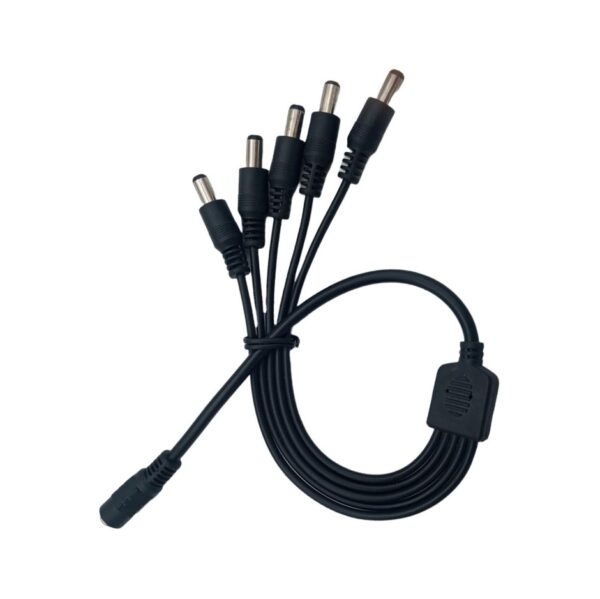 Splitter Pulpo Alimentacion 1X5 Cable De Fuente Cctv Camaras Plug Led Seguridad Dc 12V