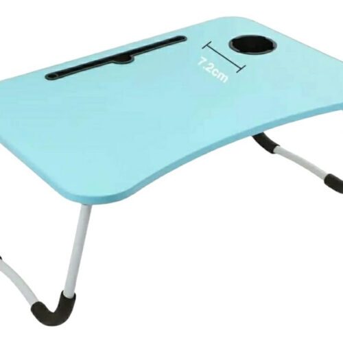 Mesa Para Cama Plegable Desayunadora Bandeja Notebook Tablet Celeste
