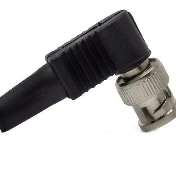 Ficha Conector Bnc A Tornillo 90º Para Coaxil Rg59 Camaras Cctv