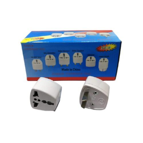Adaptador Cabezal A Enchufe Comun Universal Viajero Reforzado 220v