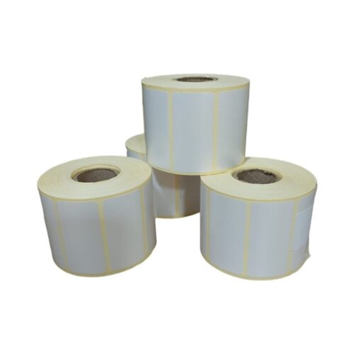 Rollo Etiquetas Opp Plasticas 50 Mm X 25 Metros 1 Bandas X 1000 B25