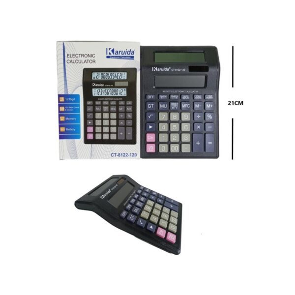 r200542.jpg Calculadora Karuida Doble Visor 12 D Ct-8122-120 Kk-837B-12