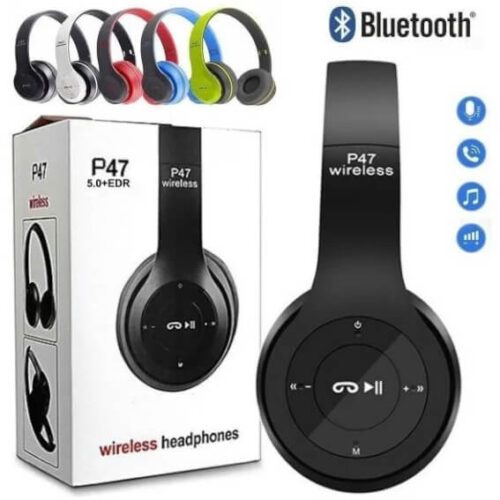 Auricular Vincha Bluetootth + Micro Sd P47