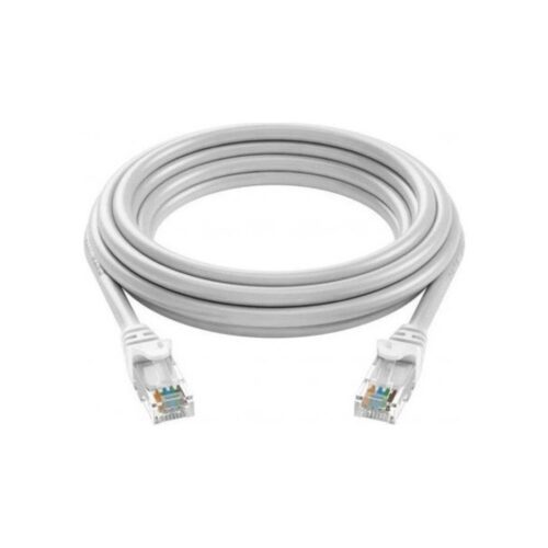 Cable De Red Utp 10 Metros Armado Cat 5E Pc Modem Smart Led Tv Proyector Camaras Cctv Ficha Rj45