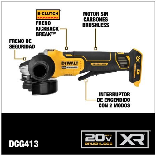 Esmeriladora Dewalt A Bateria Amoladora Dcg413-Ar