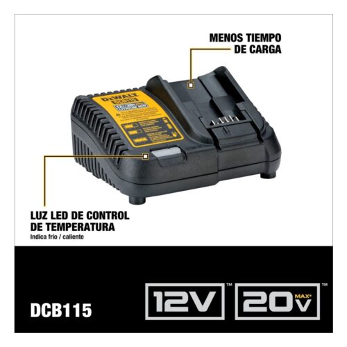Cargador De Bateria Dewalt Dcb115-Ar