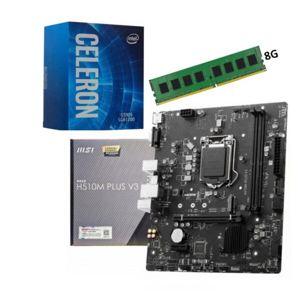 r200664.jpg Combo Actualizacion Pc Intel Celeron Dual Core G5905 + Mother Msi H510M Plus V3 + 8Gb Ddr4