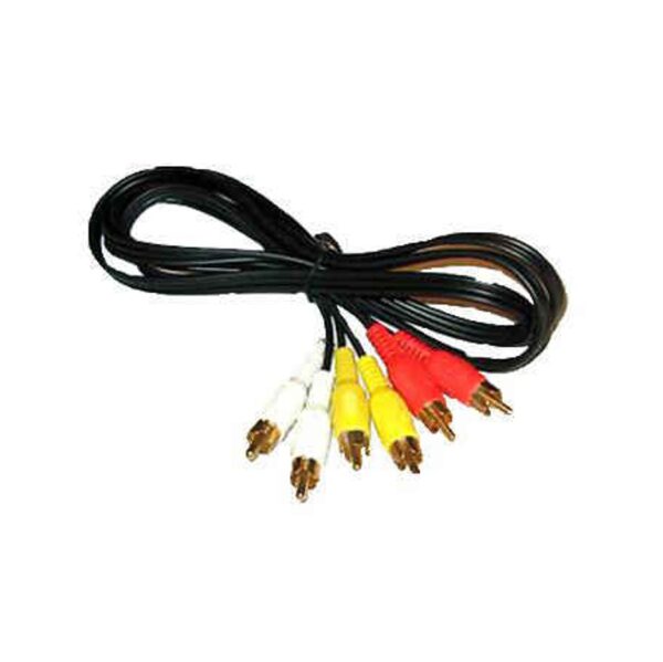 Cable De Audio Y Video - 3 Rca M A 3 Rca M 1.5 Metros