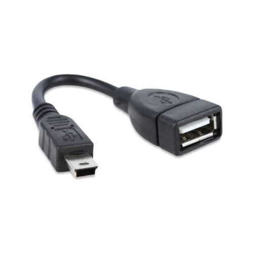 Cable Adaptador Mini Usb Macho A Usb Hembra Otg