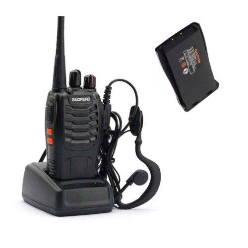 Handy Walkie Talkie Baofeng Bf-888S Recargable + Manos Libres + Bateria