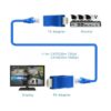Extensor Alargue Rj45 a Hdmi 30 Mts Red Utp Adaptador 4K 2K Full Hd Dvr Camaras