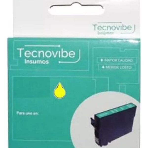 Cartucho Alternativo Tecnovibe Para Epson T734A Amarillo 16Ml Stylus Color Stylus Color C79, C90, C92, C110, Cx3900, Cx3905, Cx