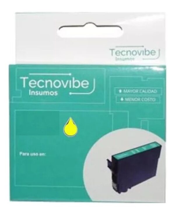 Cartucho Alternativo Tecnovibe Para Epson T734A Amarillo 16Ml Stylus Color Stylus Color C79, C90, C92, C110, Cx3900, Cx3905, Cx