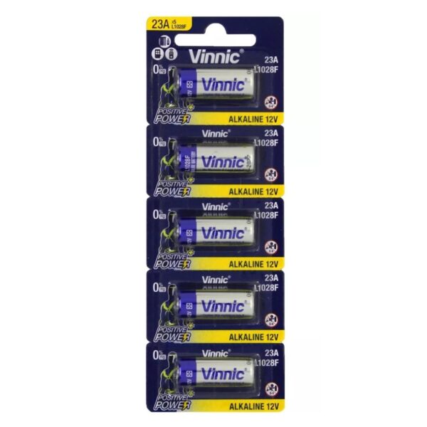 Pilas Vinnic A23 Alcalina 23A Alarmas Portones Remoto X1 Unidad