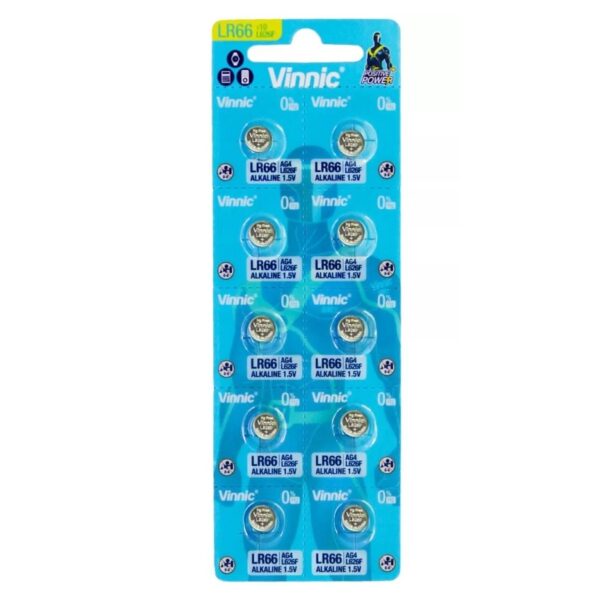 Pilas Vinnic Lr66 Ag4 L626F 377 X1 Unidad