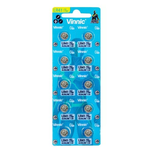 Pilas Vinnic L736F Lr41 Ag3 192 X1 Unidad