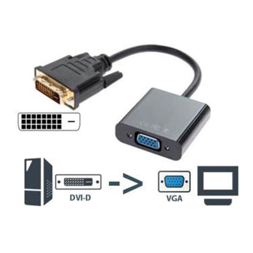Adaptador Dvi-D A Vga H - Digital - No Es Bidireccional