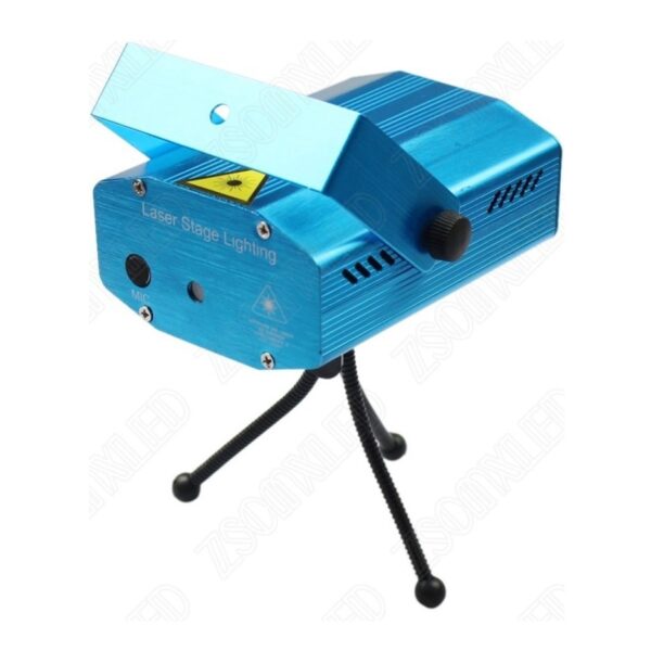 Laser Seisa Lluvia Multipunto Led Audioritmico Colores Boliche Fiesta Dj Rojo y Verde + Figuras